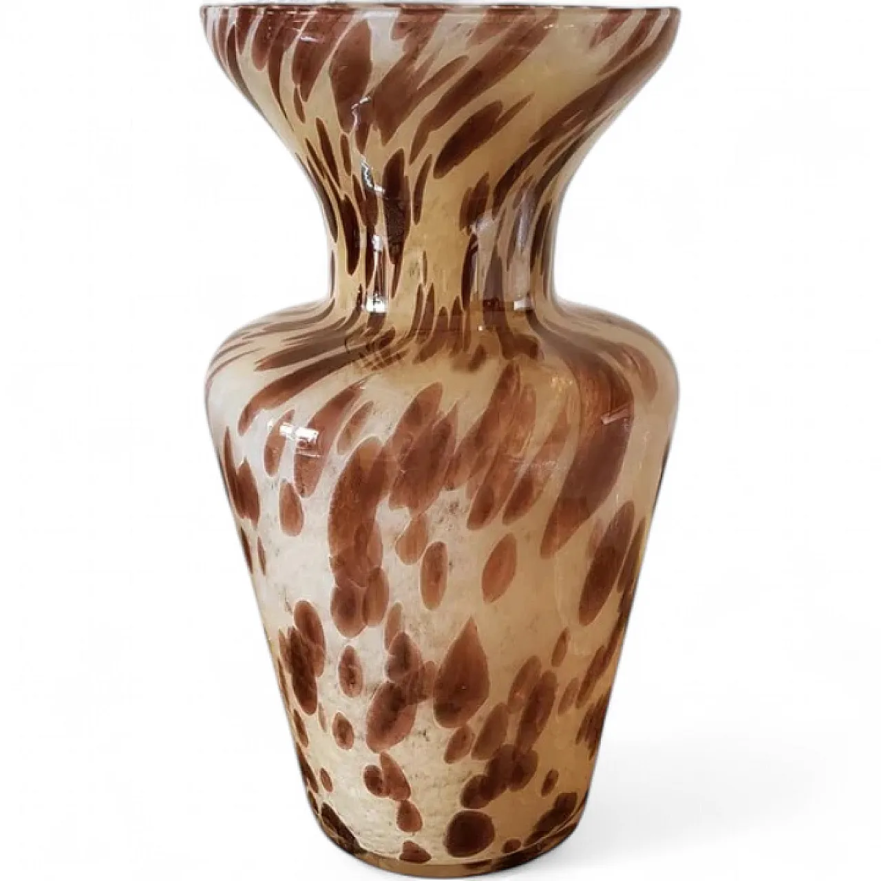 Handcrafted vase in Murano glass by Maestro del Vetro, 1970s 5