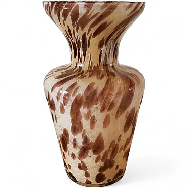 Handcrafted vase in Murano glass by Maestro del Vetro, 1970s