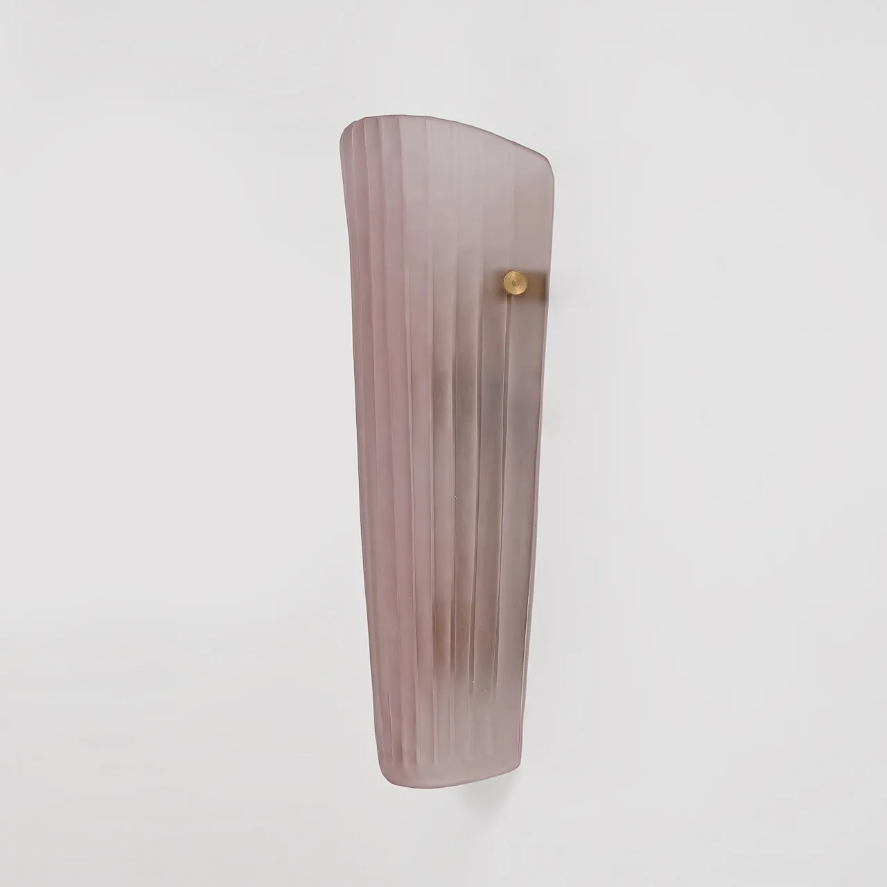 Pair of Murano glass and brass wall sconces, 20th century 6