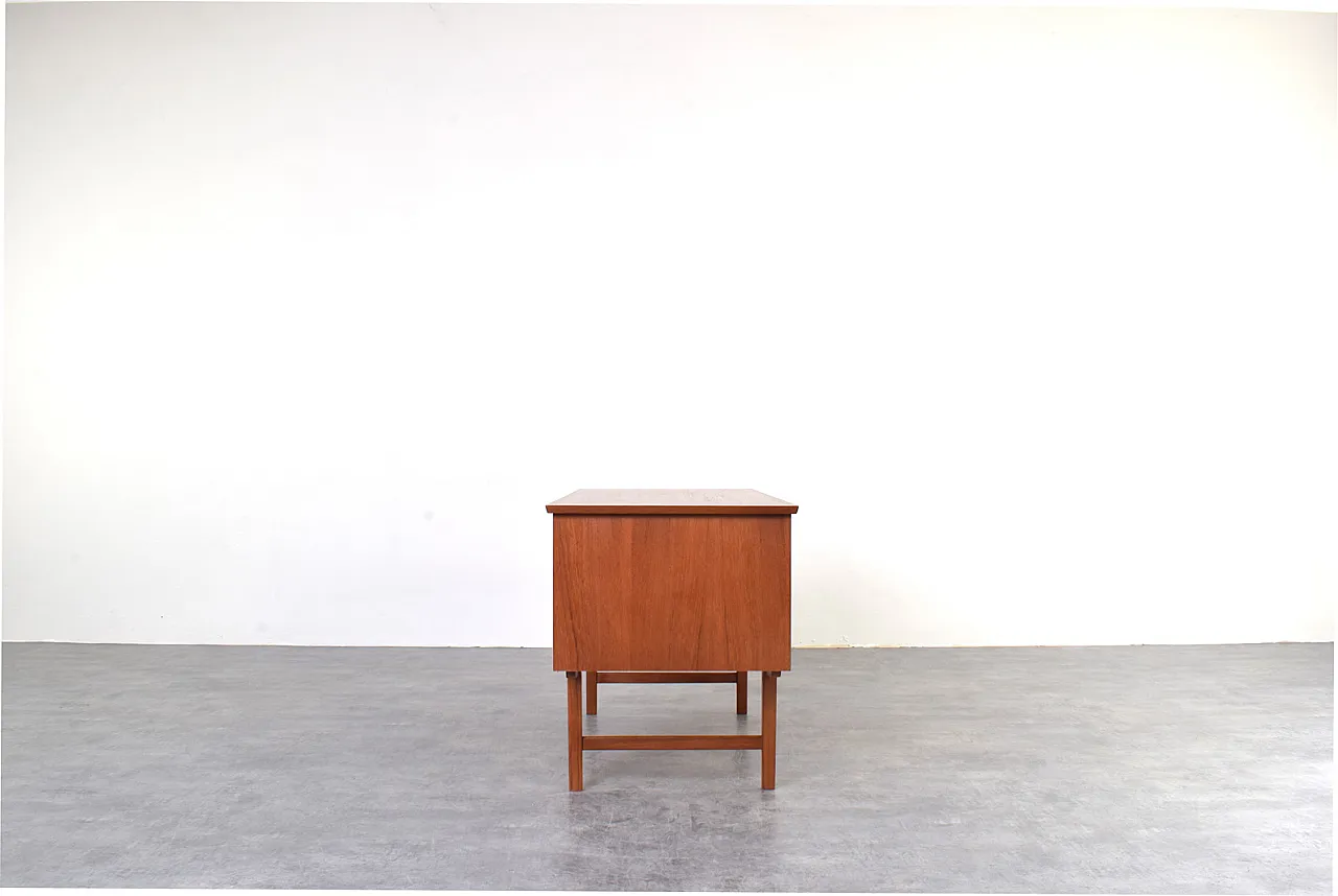 Scrivania direzionale moderna Mid-Century in teak, Danimarca, anni '60 6