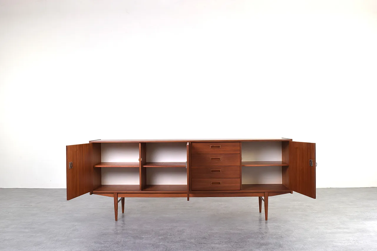 Credenza Mid-Century in teak, Danimarca, anni '60 2