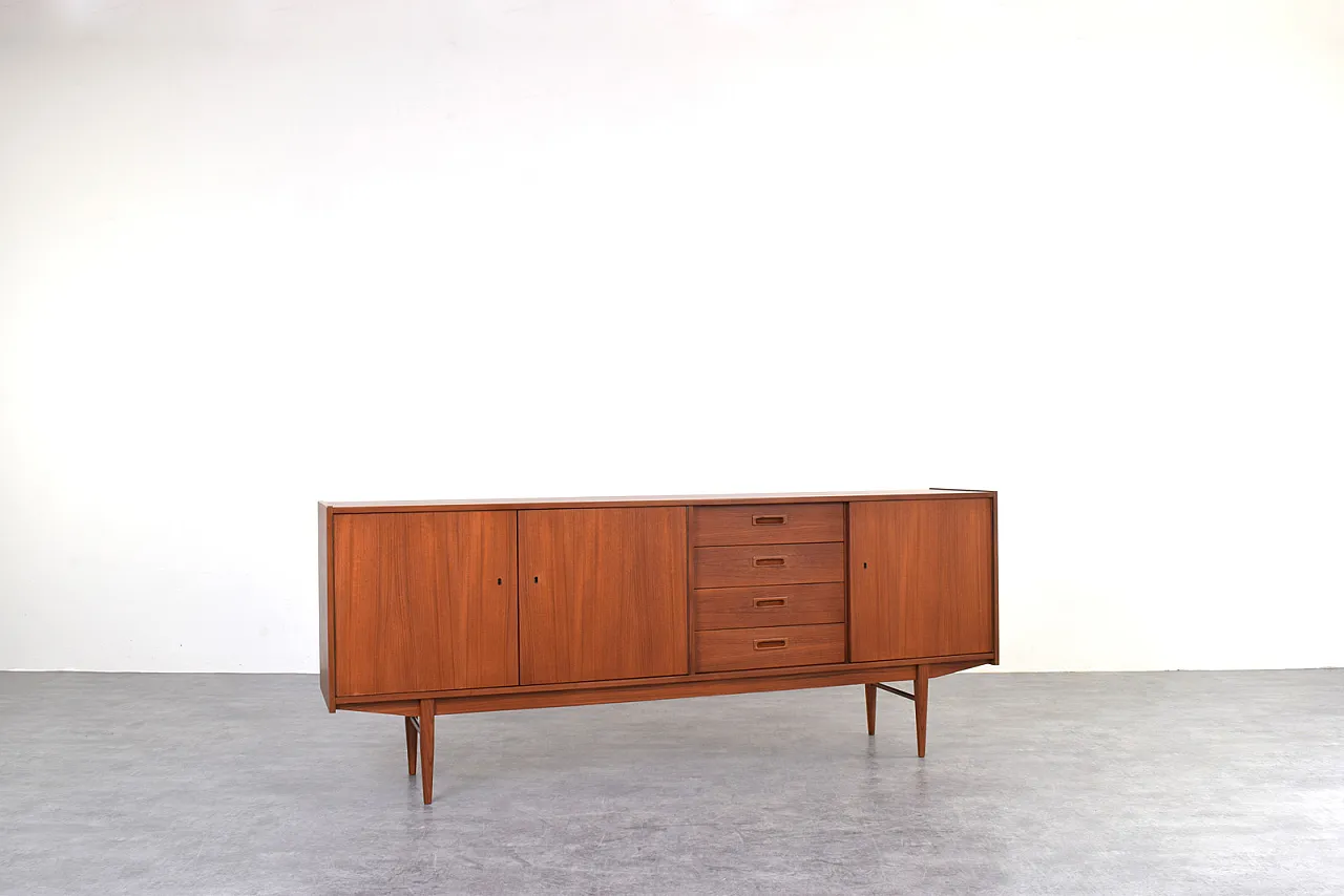 Credenza Mid-Century in teak, Danimarca, anni '60 3