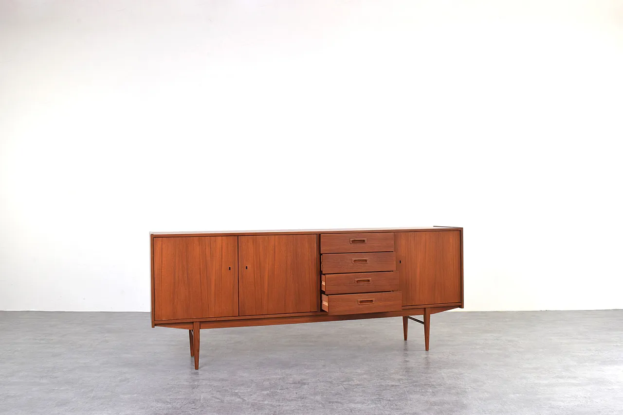 Credenza Mid-Century in teak, Danimarca, anni '60 5