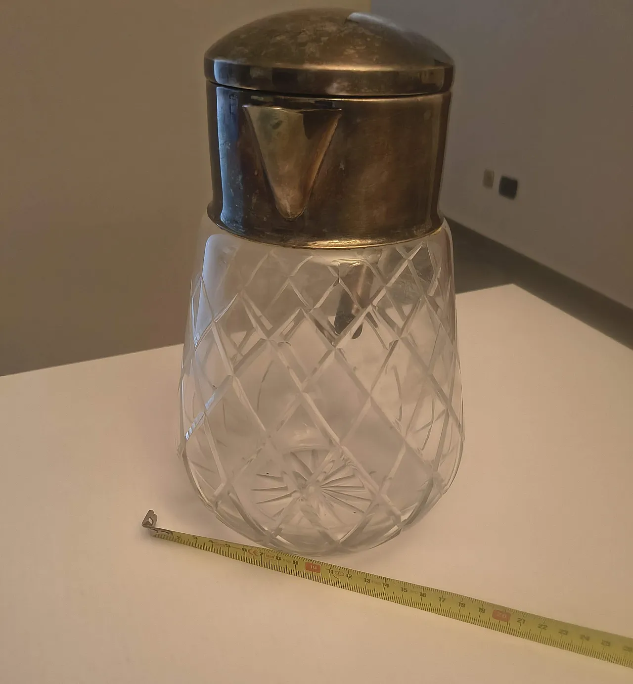 Caraffa in cristallo, anni '50 2