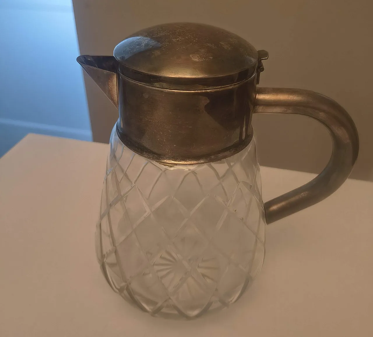 Caraffa in cristallo, anni '50 5