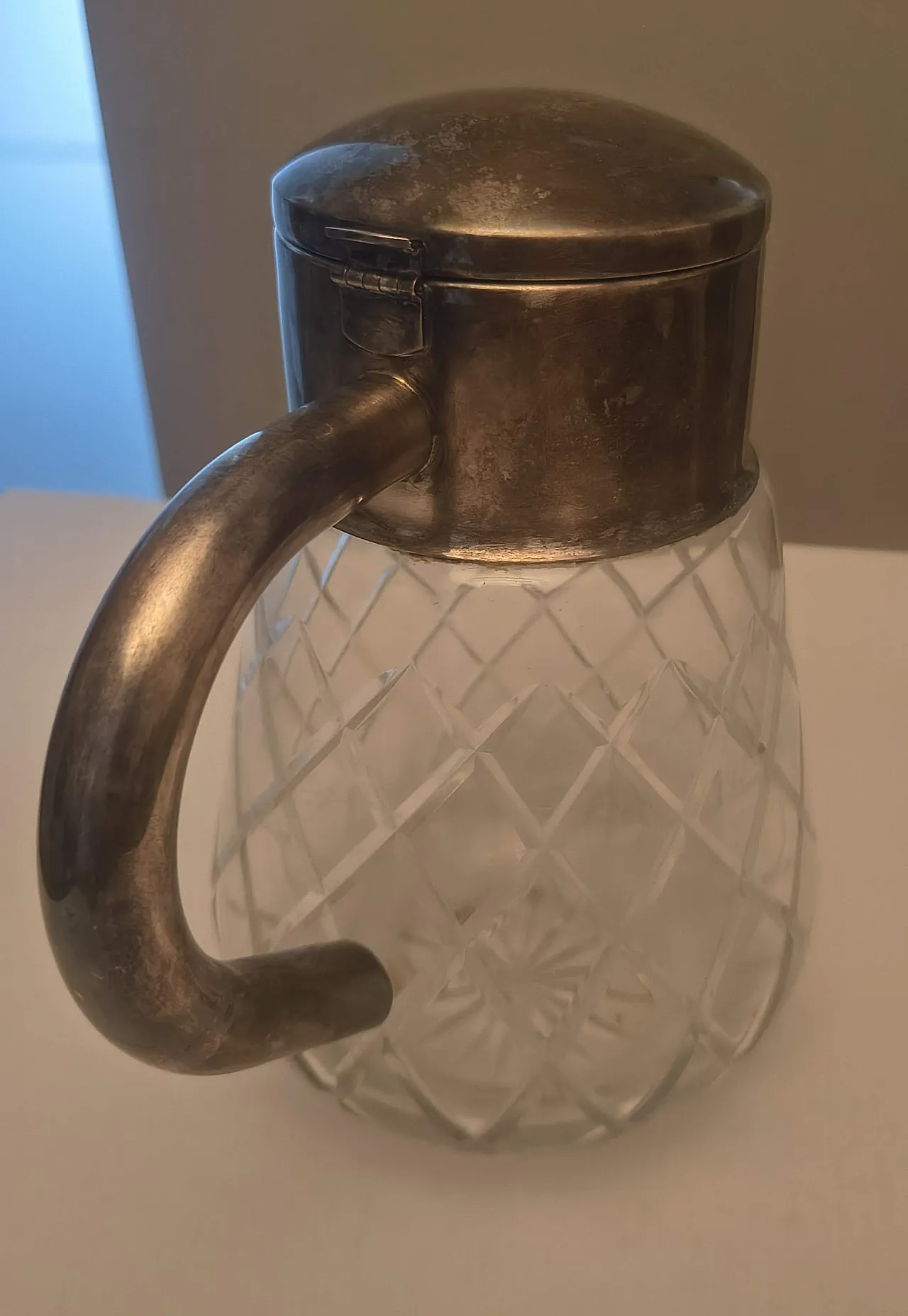 Caraffa in cristallo, anni '50 6
