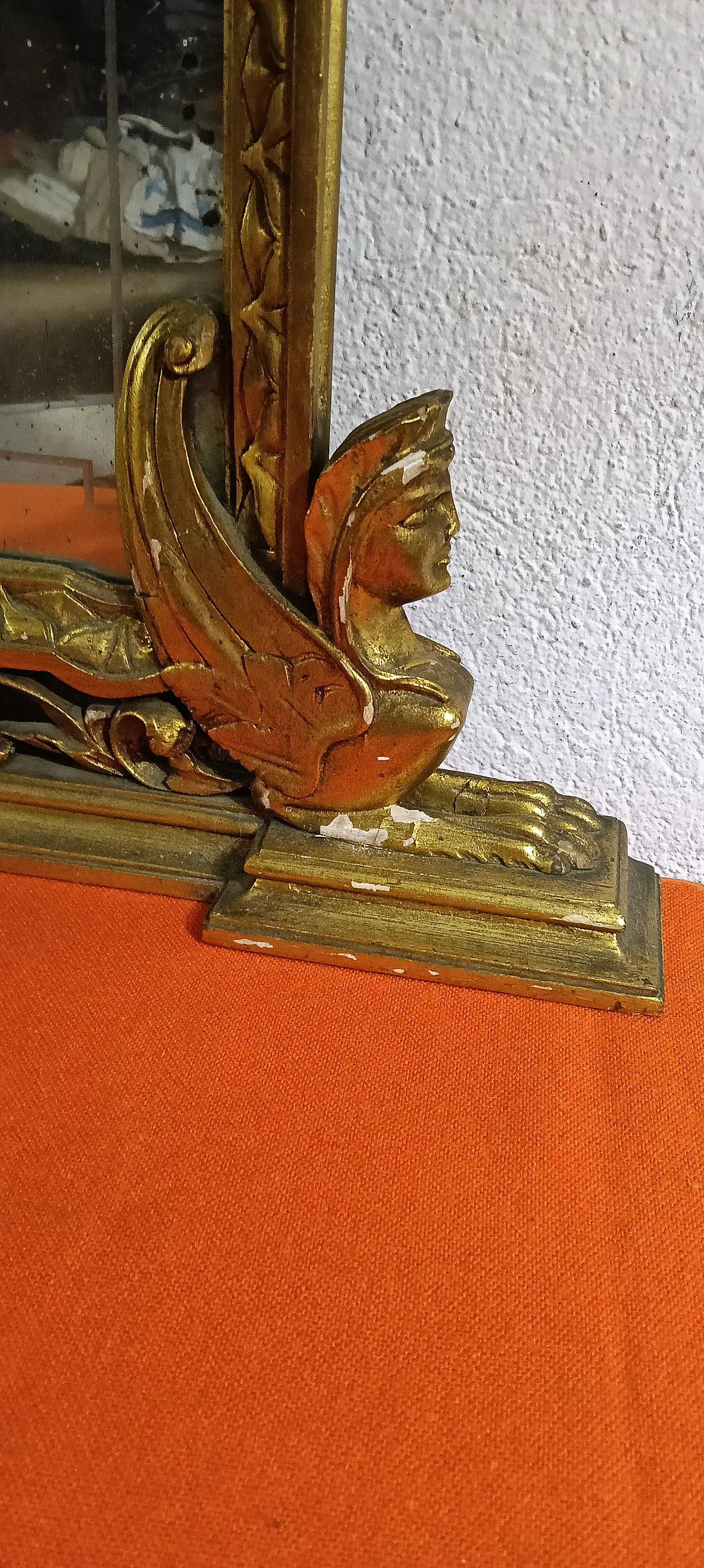 Coppia specchi da appoggio con Sfingi 8
