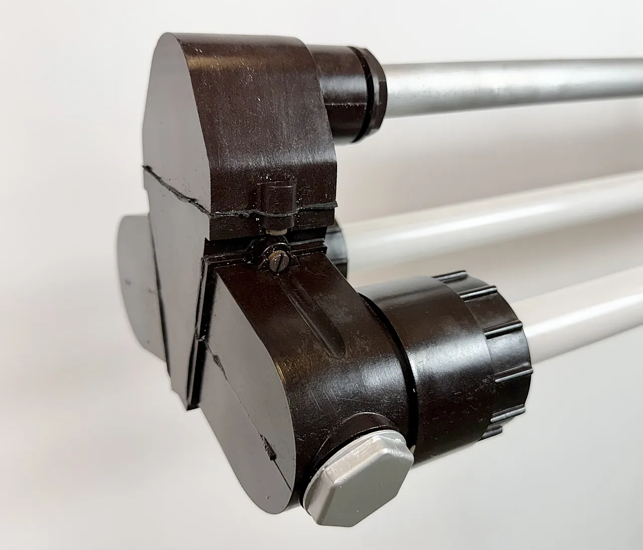 Industrial Silver Tube Light from Elektrosvit, 1970s 4
