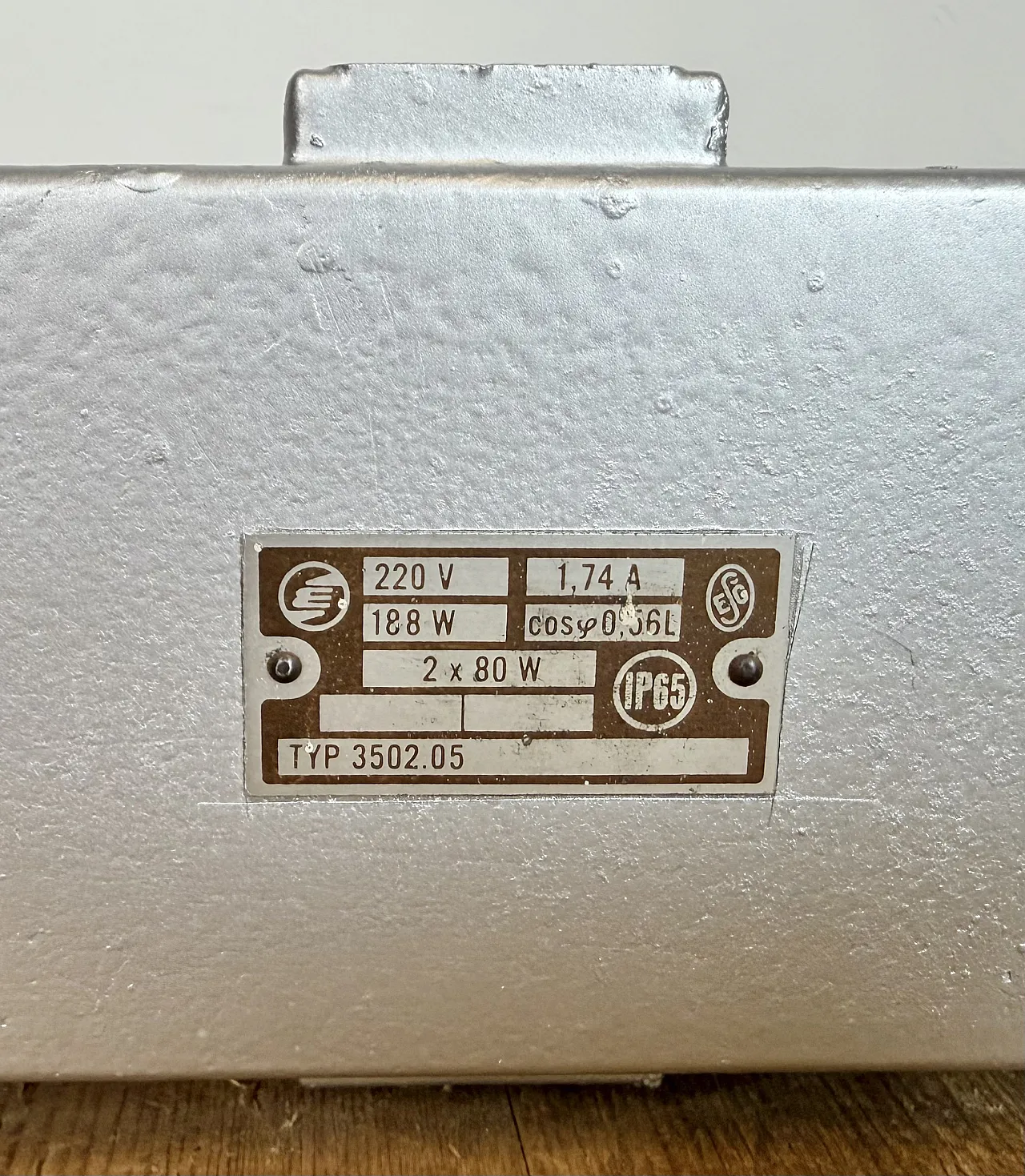 Industrial Silver Tube Light from Elektrosvit, 1970s 16