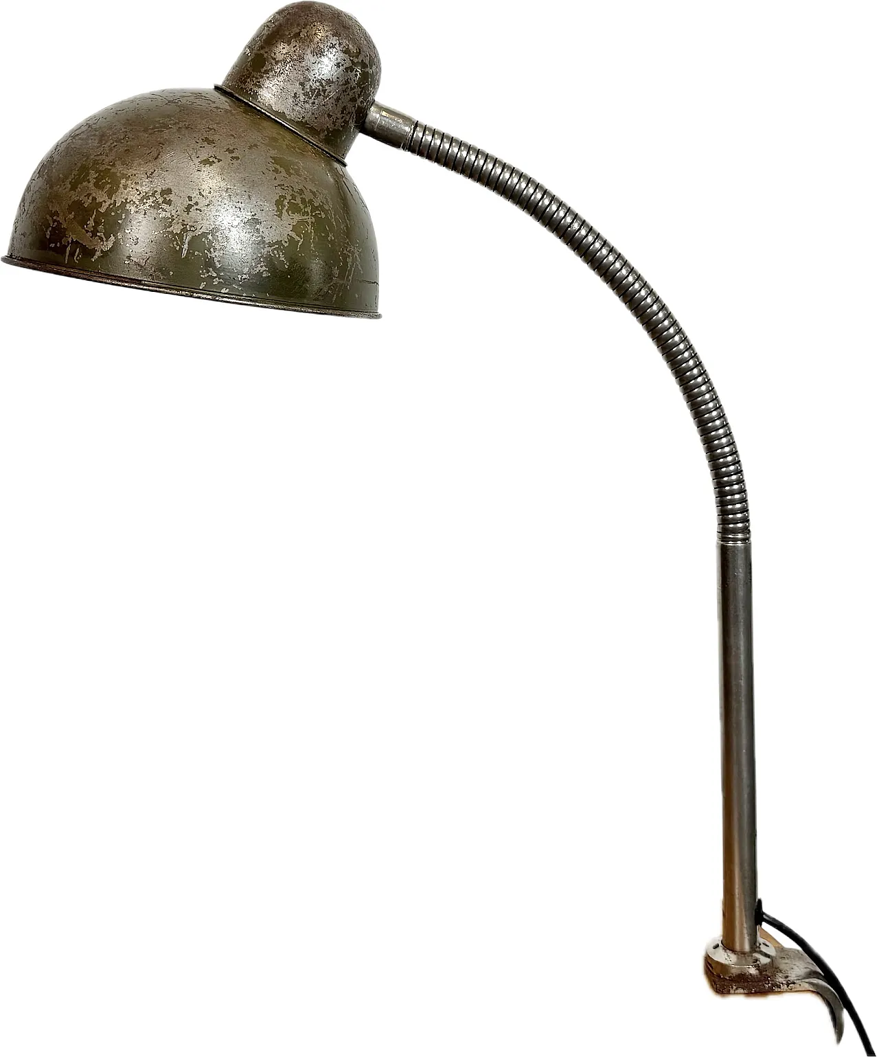 Industrial Workshop Gooseneck Table Lamp, 1960s 1
