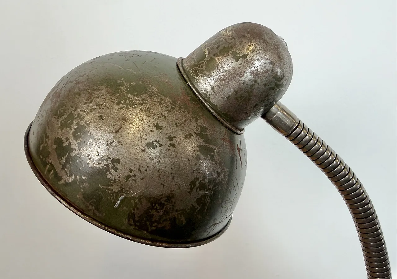 Industrial Workshop Gooseneck Table Lamp, 1960s 4