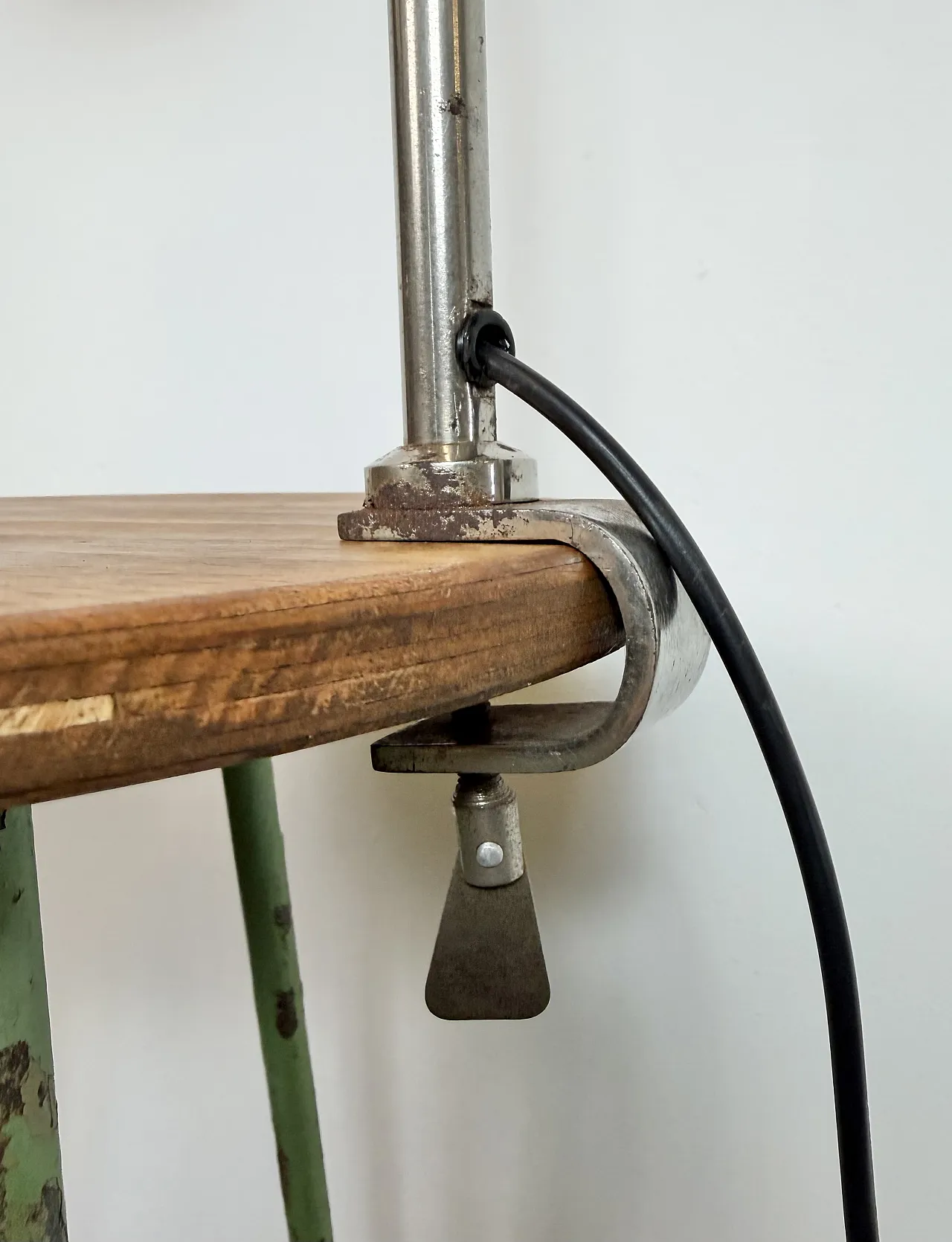 Industrial Workshop Gooseneck Table Lamp, 1960s 6