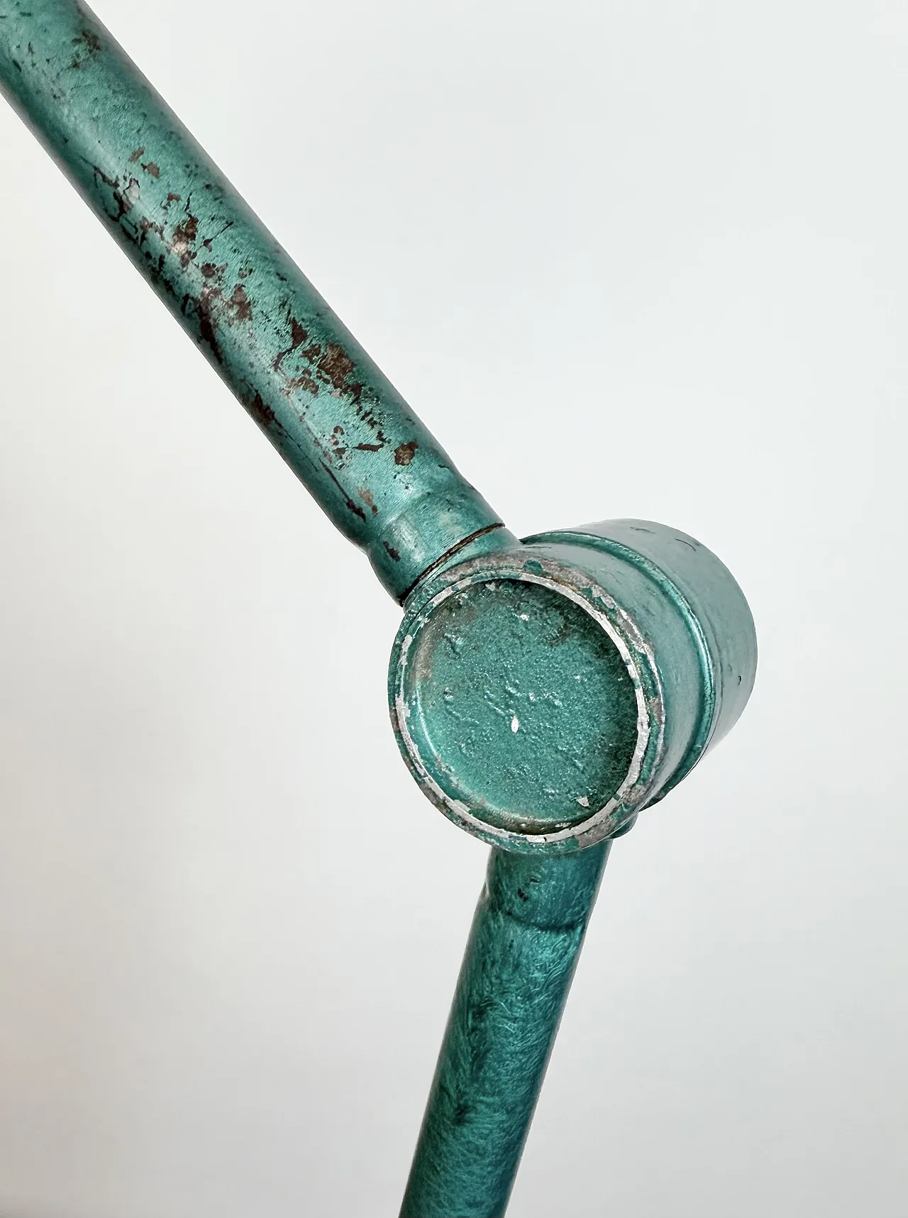 Large Green Industrial Workshop Table Lamp, 1960s 7