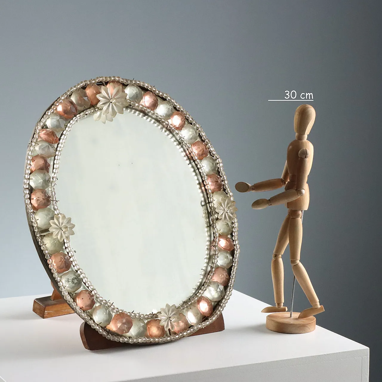 Table mirror Murano manufacture, 20th century 2