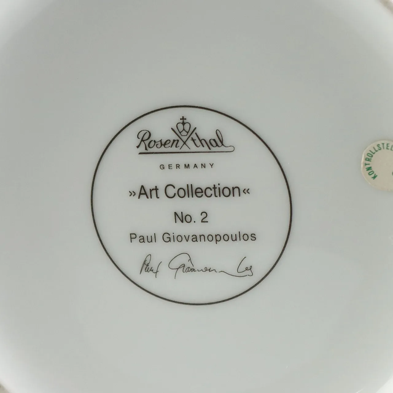Rosenthal Paul Giovanopoulos porcelain vase, 20th century 7