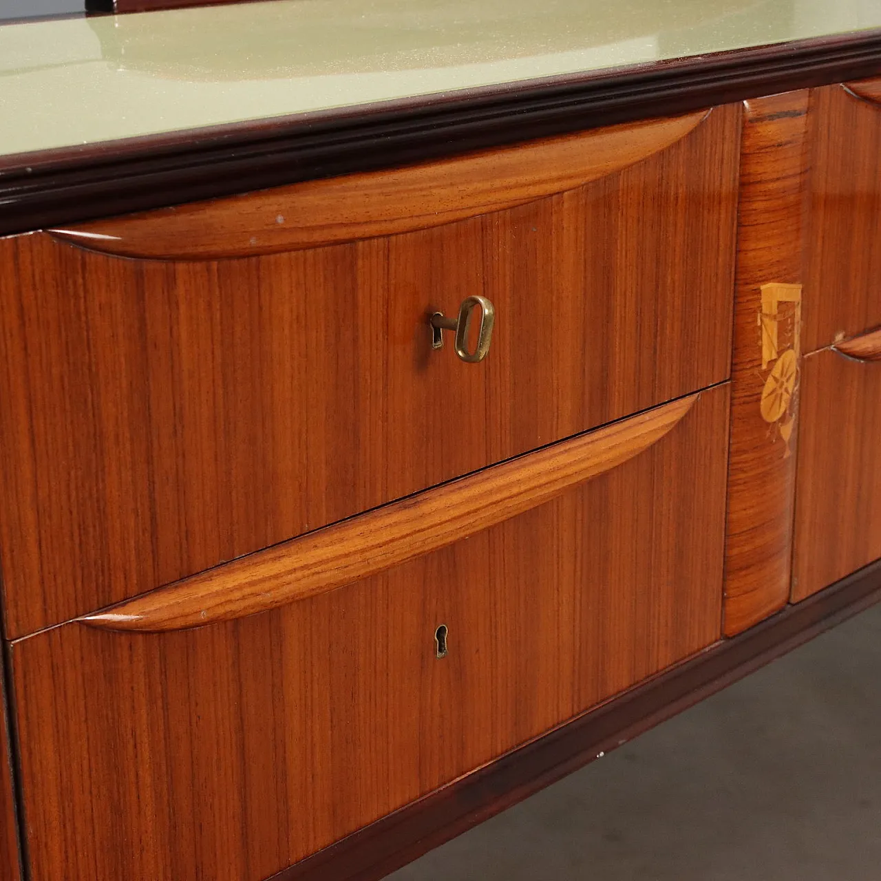 Dresser with mirror, mid-20th century 8