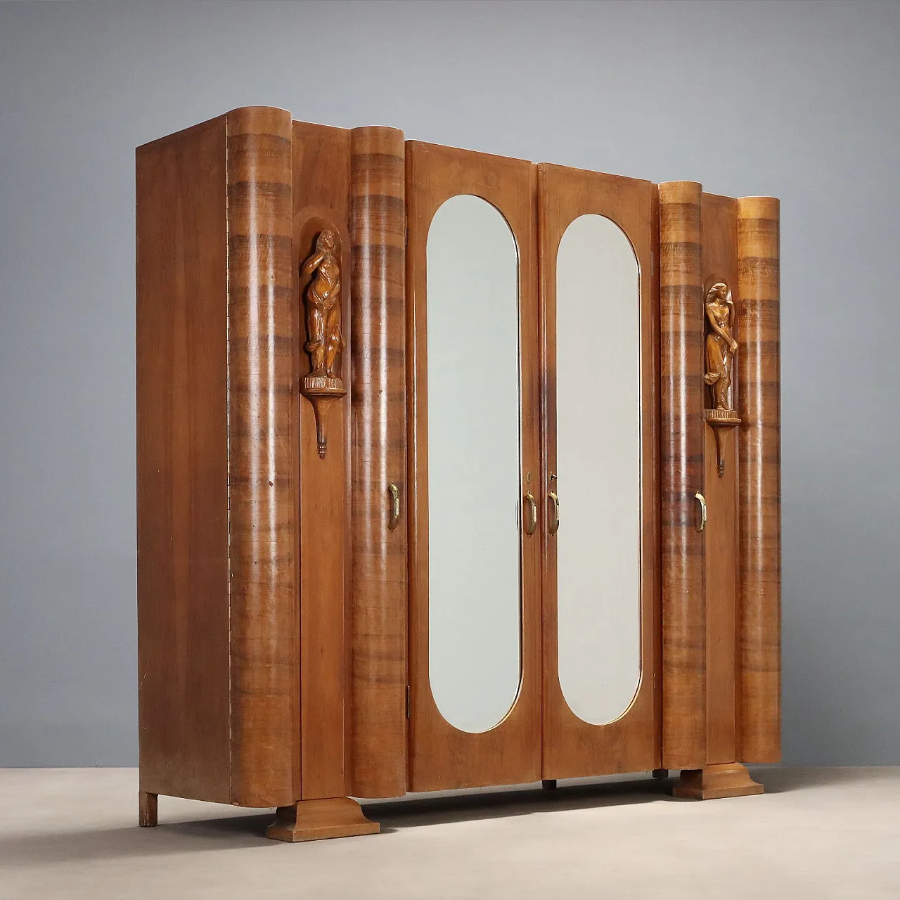 Art Deco wardrobe cabinet, 20th century 1