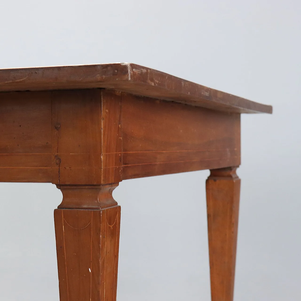 Directory table in walnut, 19th century 5