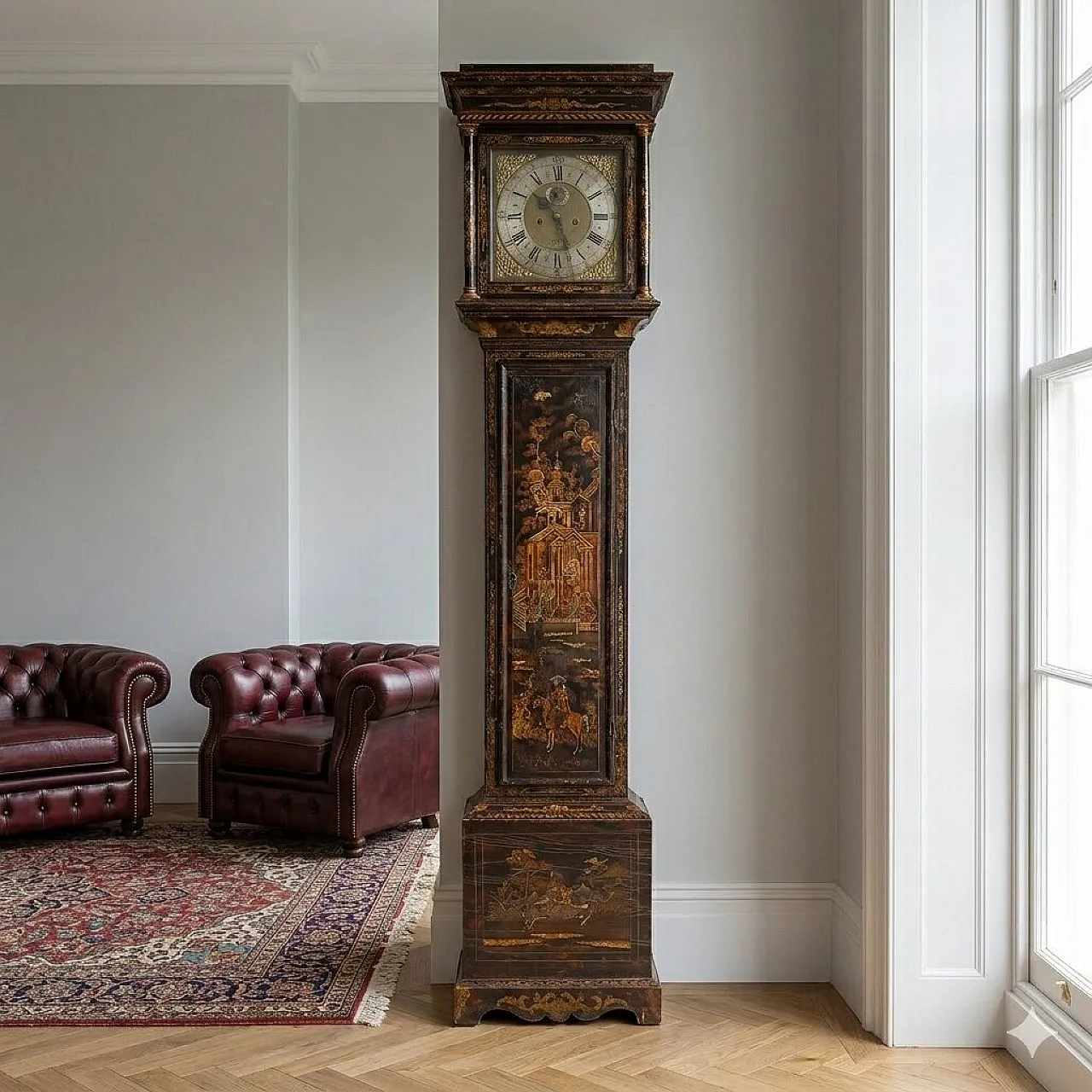 Francis Robinson pendulum clock, early 18th century 2
