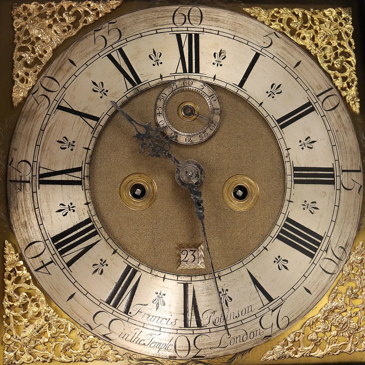 Francis Robinson pendulum clock, early 18th century 6