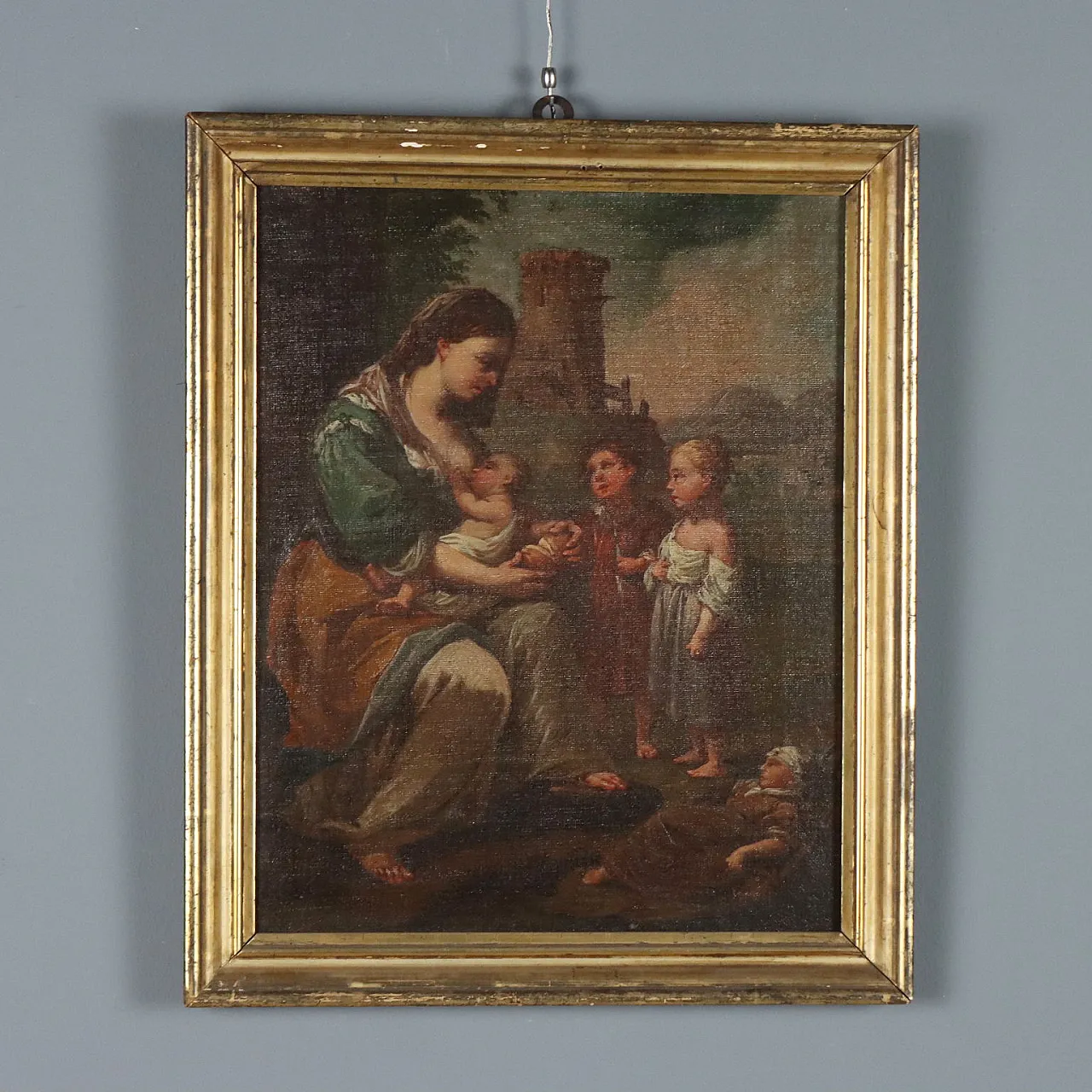 Allegory of Charity, oil on canvas, 19th century 1