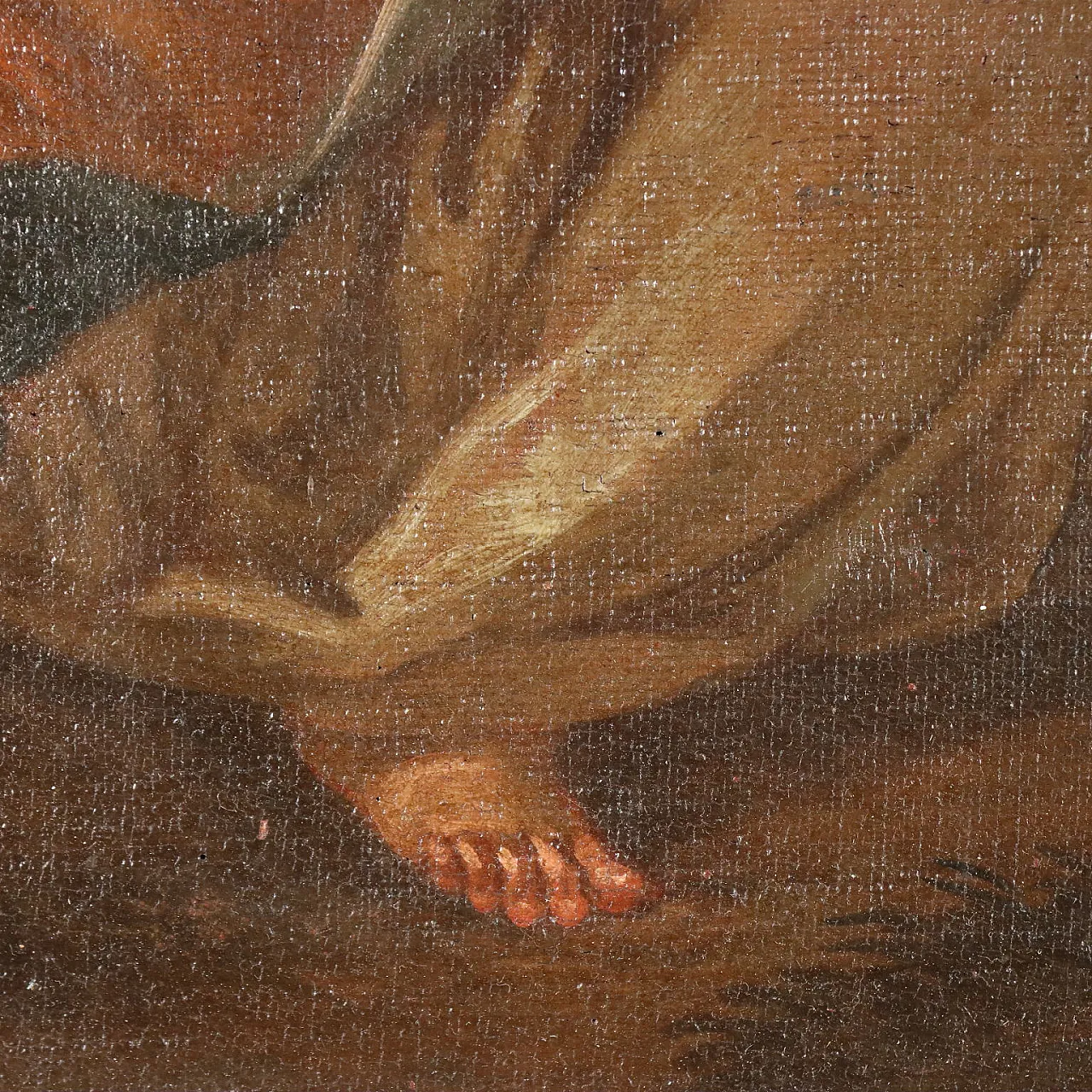 Allegory of Charity, oil on canvas, 19th century 6
