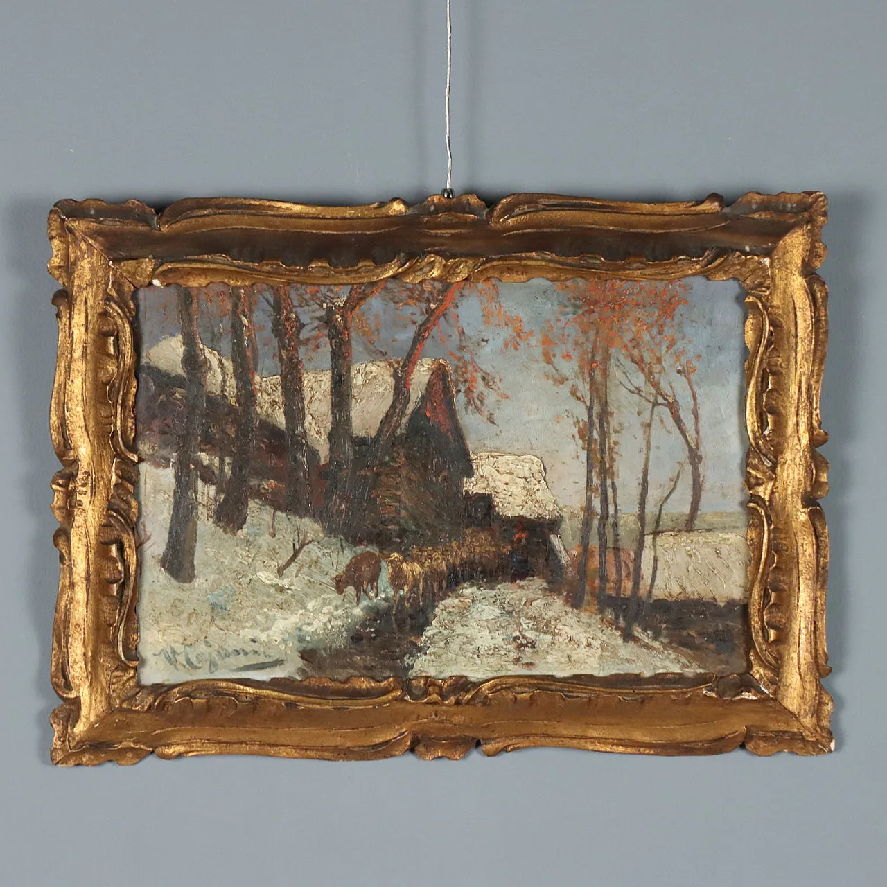 Painting by Vittorio Cajani, early 20th century 1