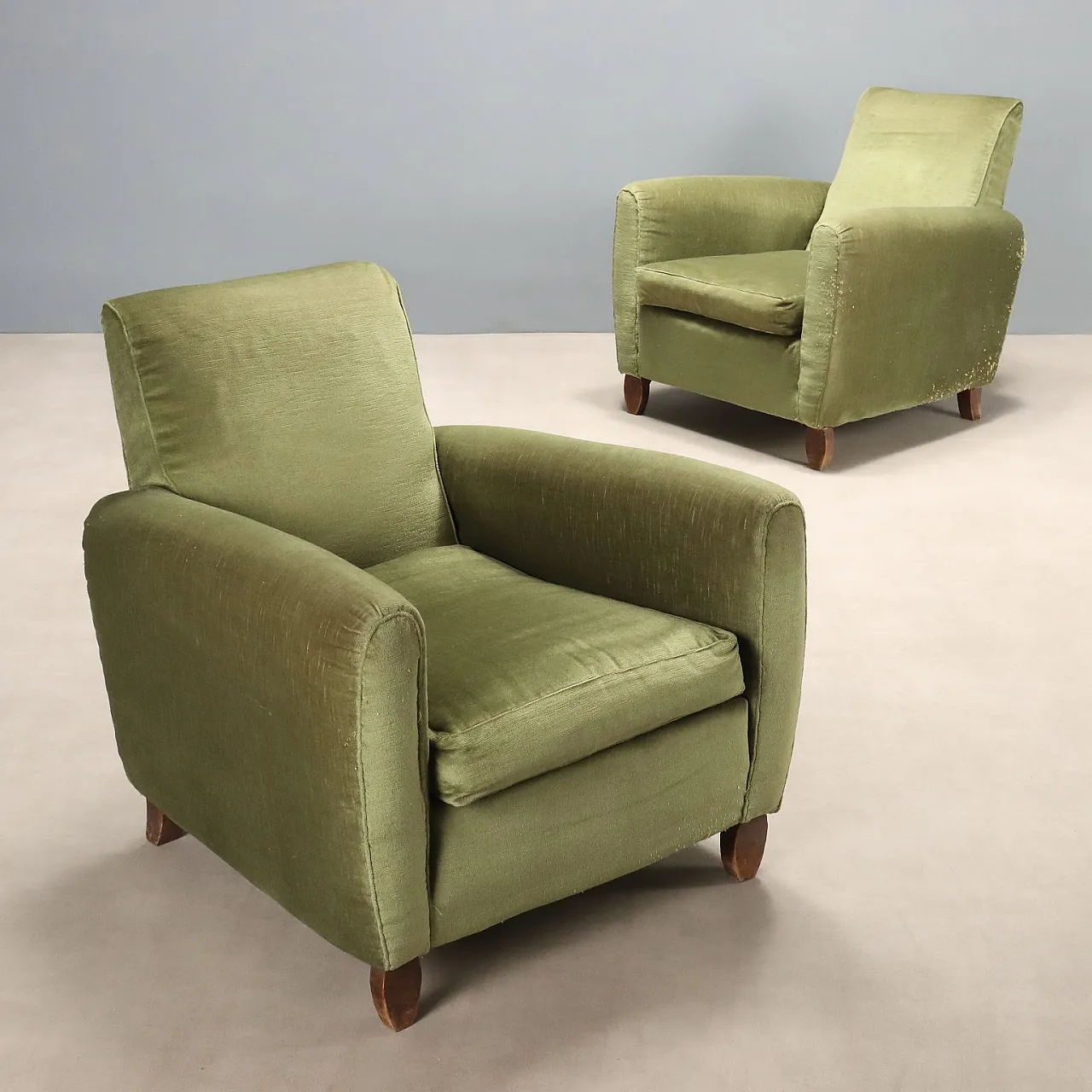 Pair of armchairs, mid-20th century 1