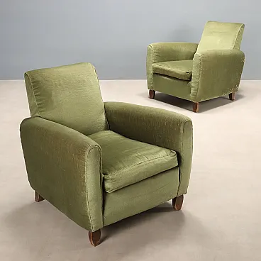 Pair of armchairs, mid-20th century
