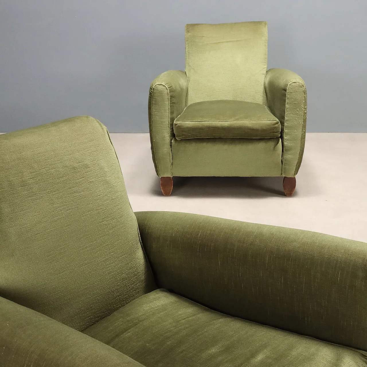 Pair of armchairs, mid-20th century 4