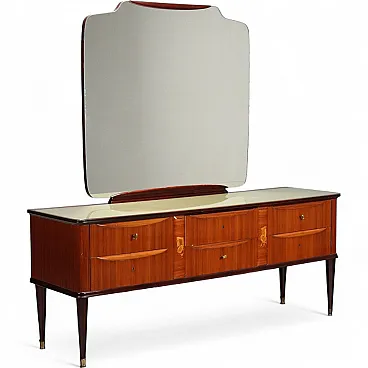 Dresser with mirror, mid-20th century