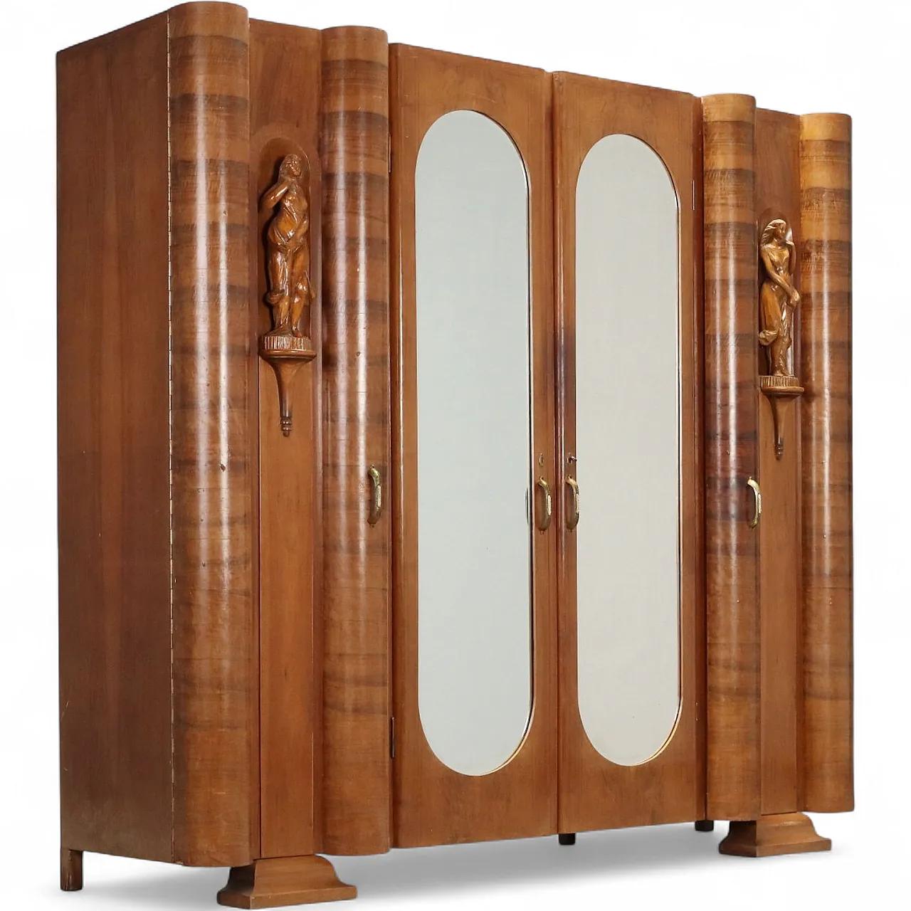 Art Deco wardrobe cabinet, 20th century 11