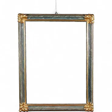 Baroque painted and gilded frame, 18th century