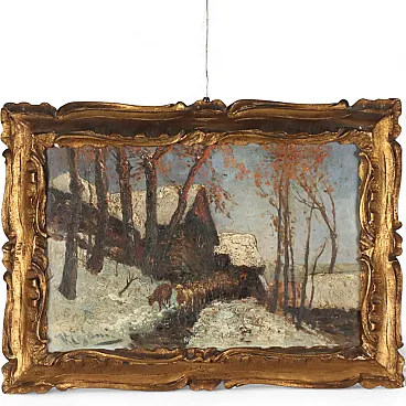 Painting by Vittorio Cajani, early 20th century