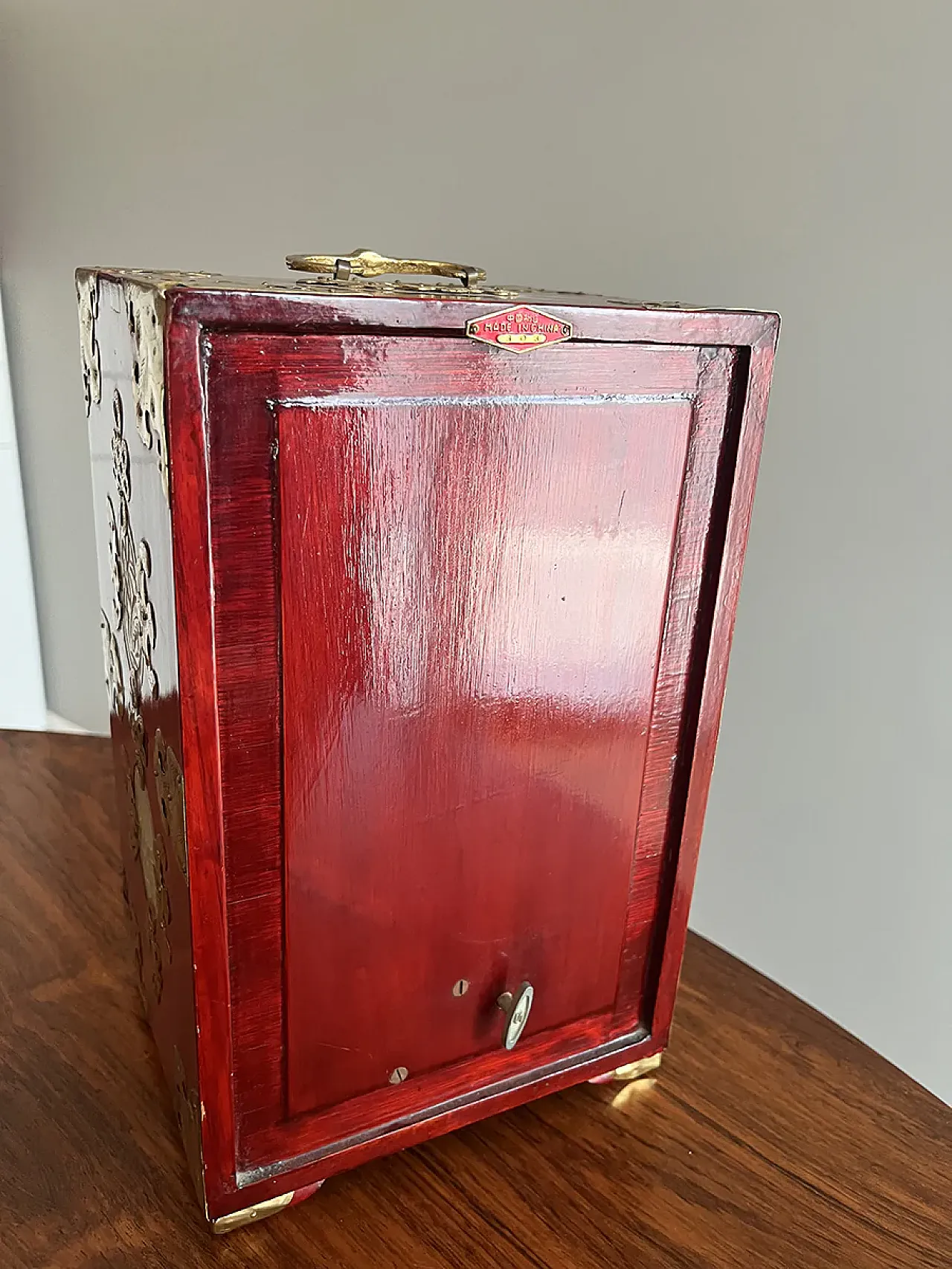 Wooden and lacquer carillon jewelry box, 20th century 4