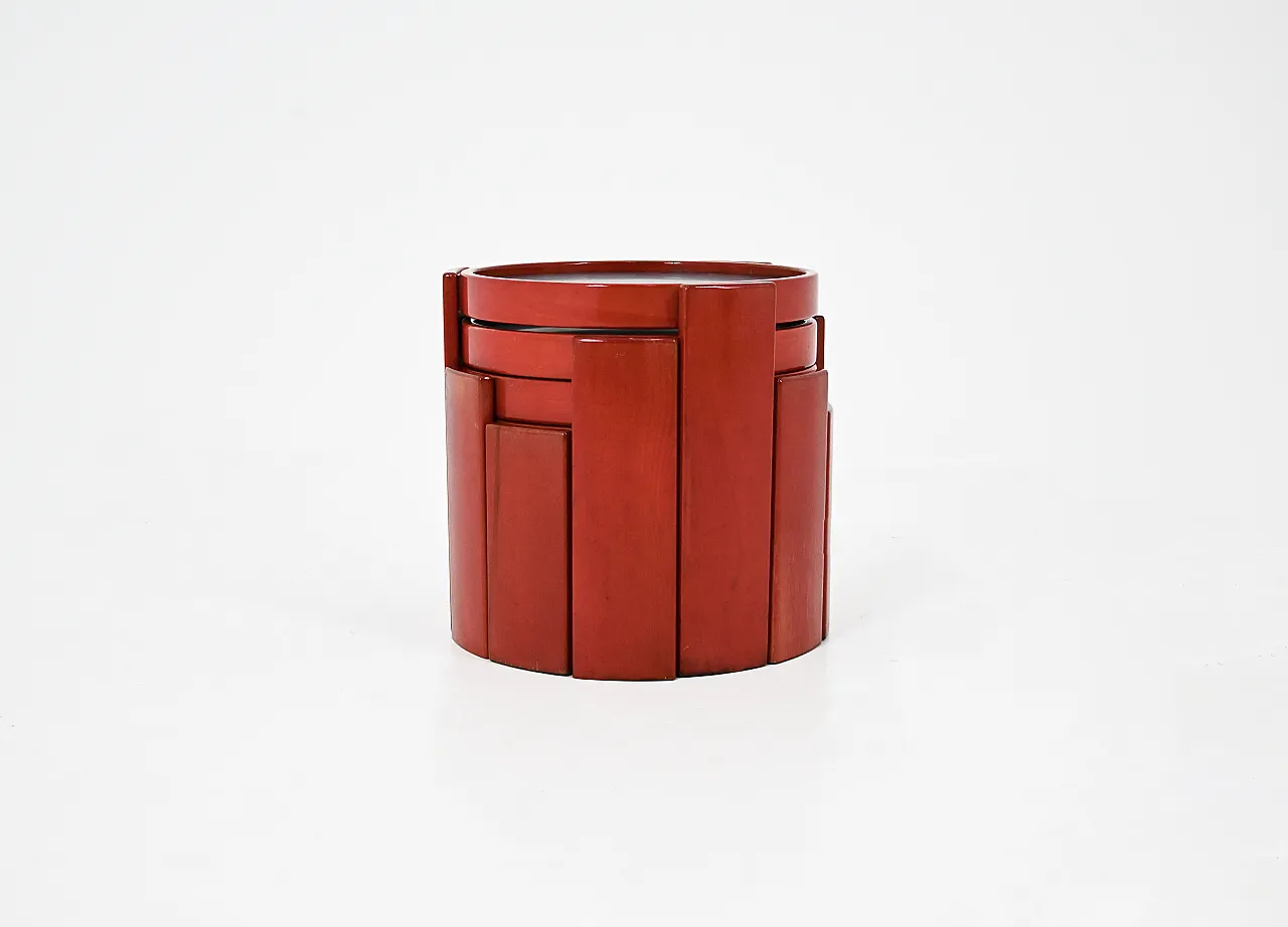 4 tavolini modello 780 di Gianfranco Frattini per Cassina, anni '60 3