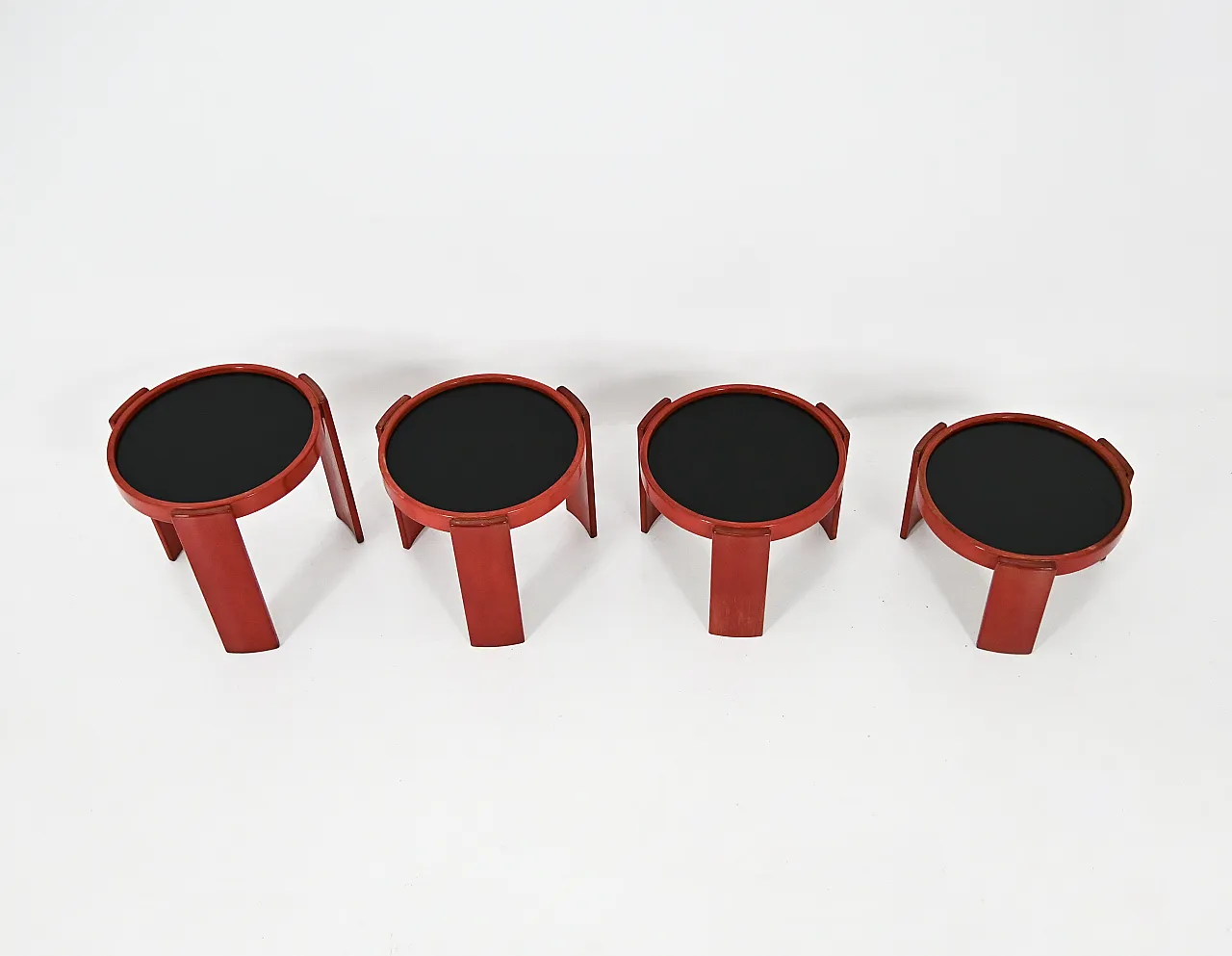 4 tavolini modello 780 di Gianfranco Frattini per Cassina, anni '60 7