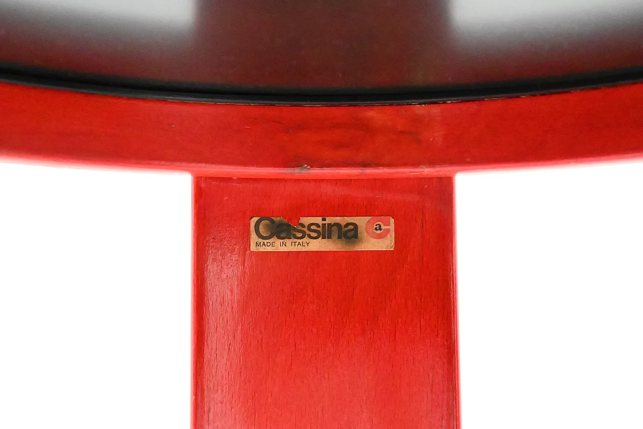 4 tavolini modello 780 di Gianfranco Frattini per Cassina, anni '60 9