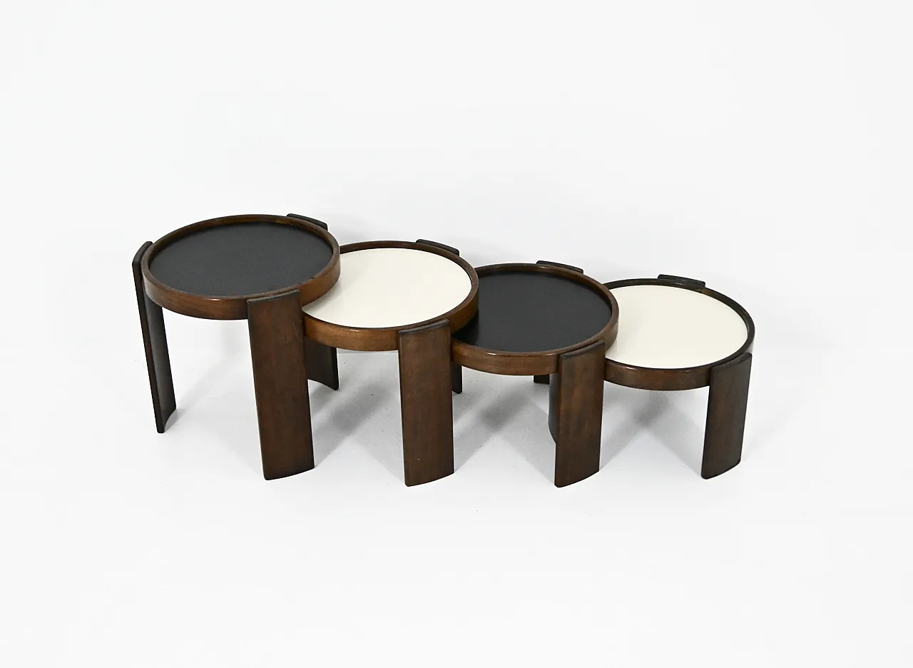 4Tavolini modello 780 di Gianfranco Frattini per Cassina, anni '60 6