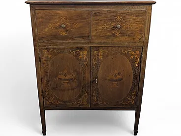 Italian craftsmanship walnut furniture from the twentieth century