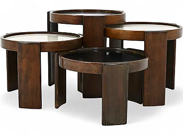 4Tavolini modello 780 di Gianfranco Frattini per Cassina, anni '60