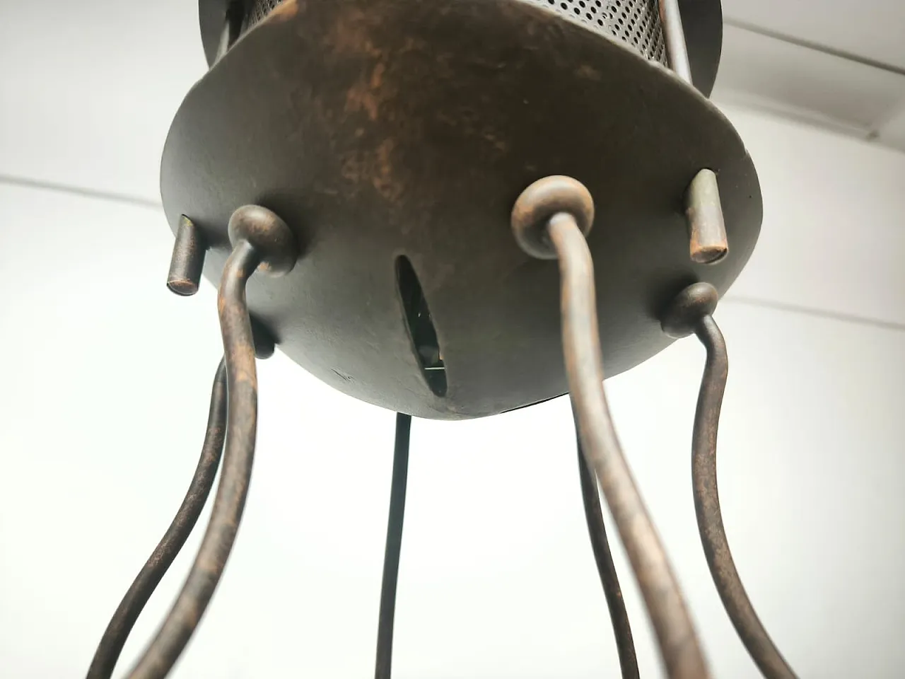 Lampadario a sei luci di Lamp International, anni '90 3