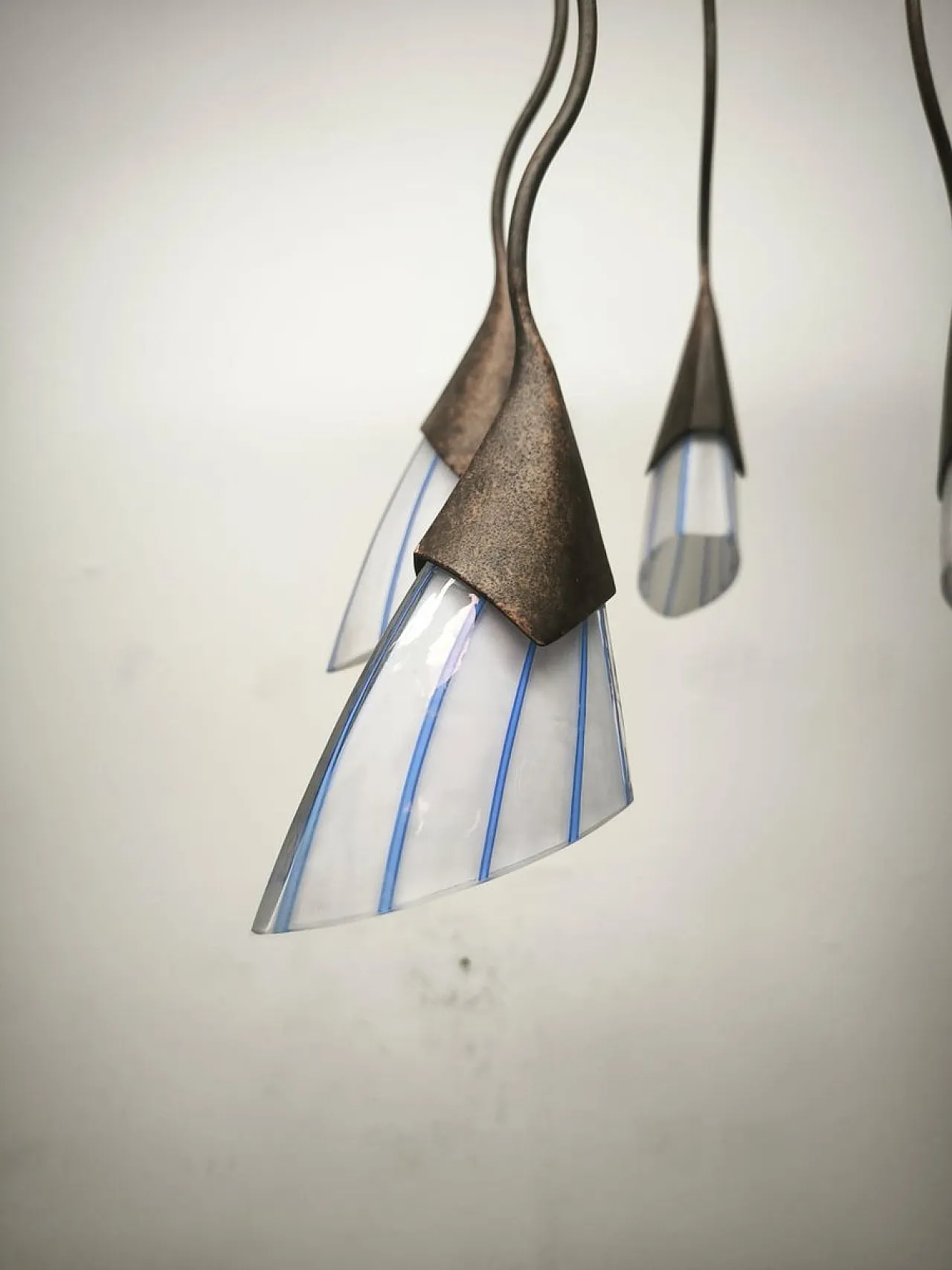 Lampadario a sei luci di Lamp International, anni '90 4