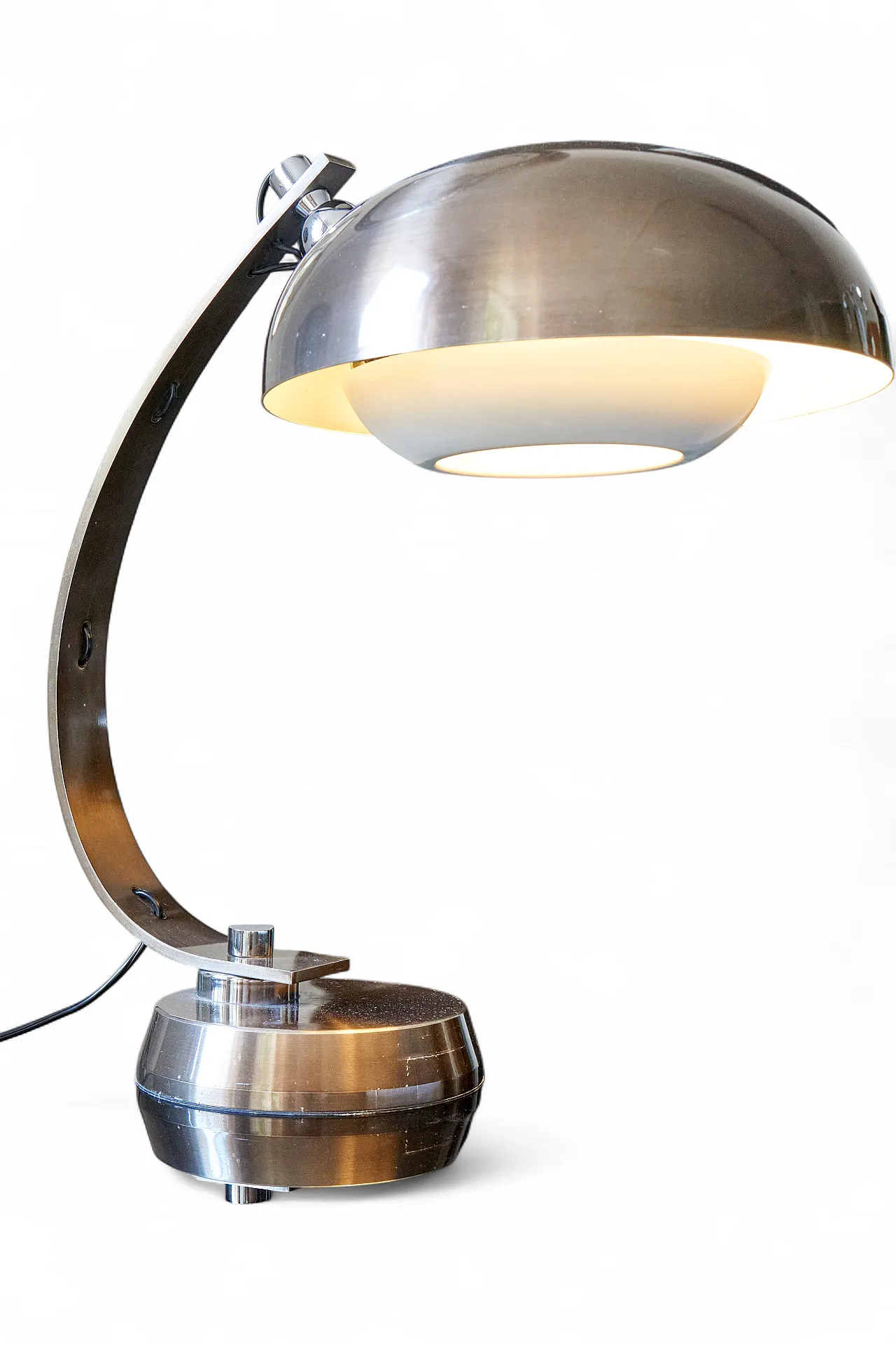 Lampada in metallo bronzato attribuita ad Angelo Lelli,, anni '70 16