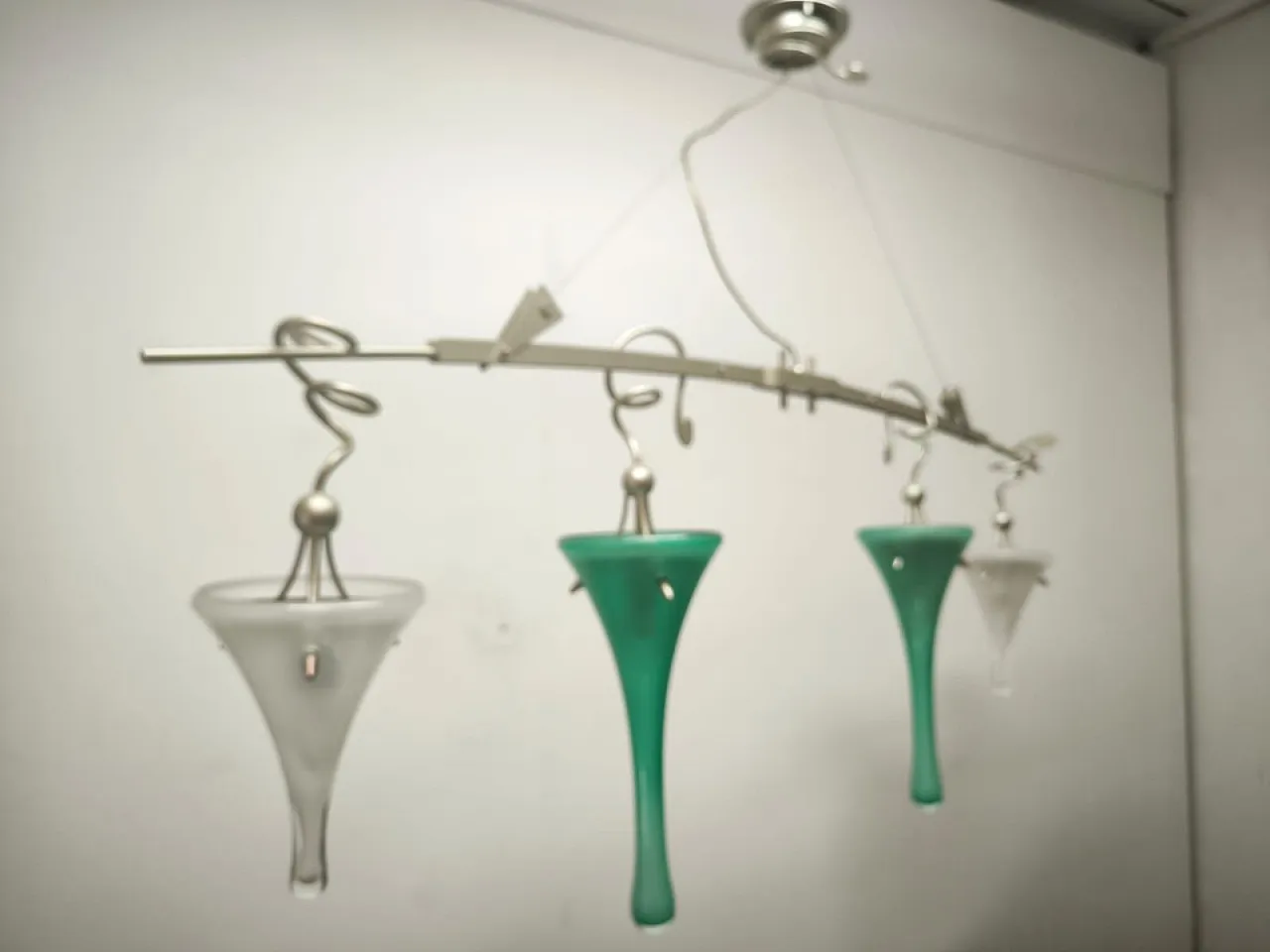 Lampada a sospensione a quattro luci di Lamp International, anni '90 2