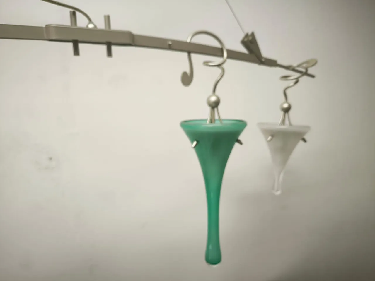 Lampada a sospensione a quattro luci di Lamp International, anni '90 11