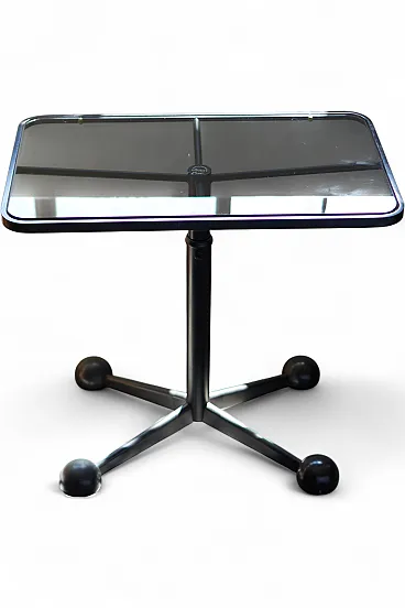 Coffee table with wheels by Allegri Parma, 70s