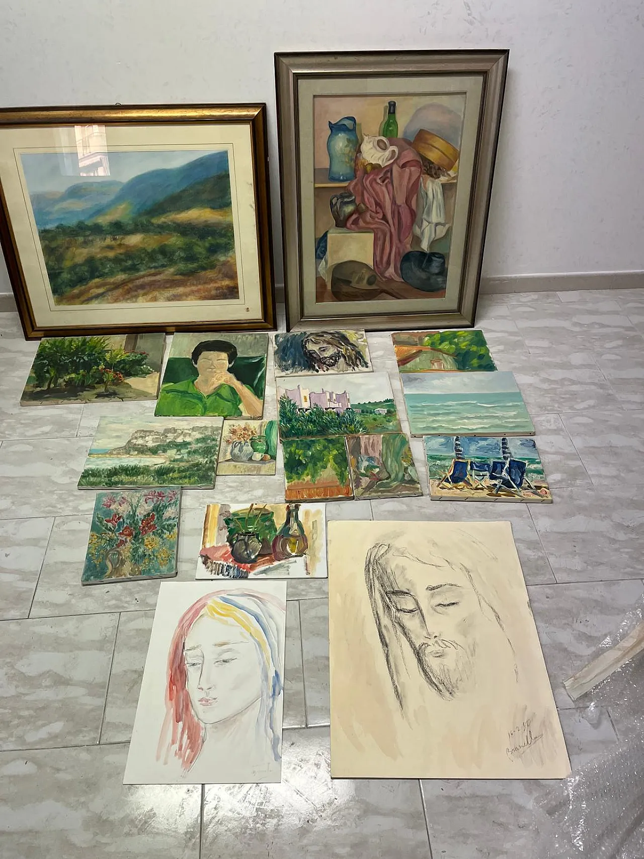 Private Collection of 227 Paintings, 20th century 10