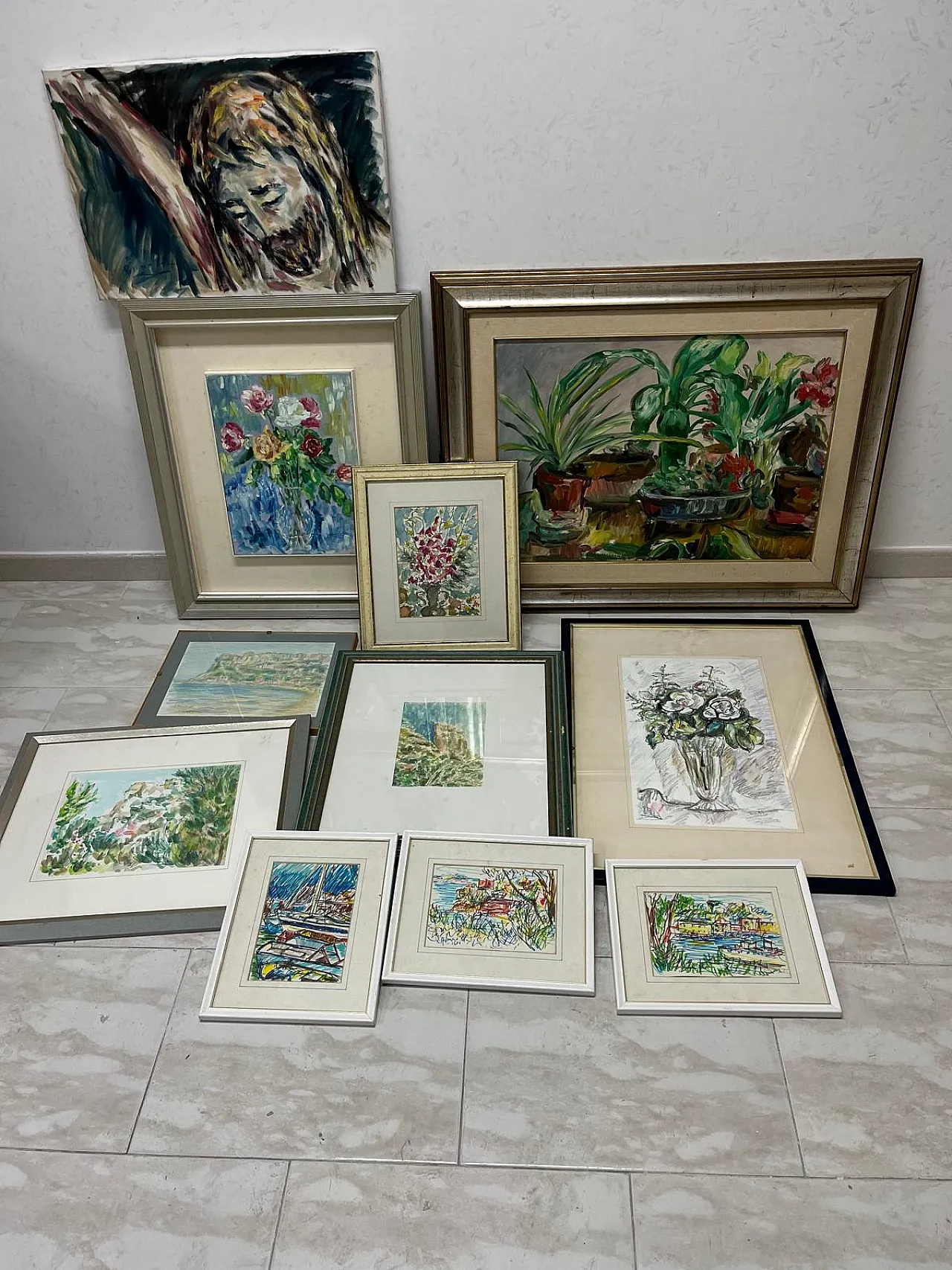 Private Collection of 227 Paintings, 20th century 12