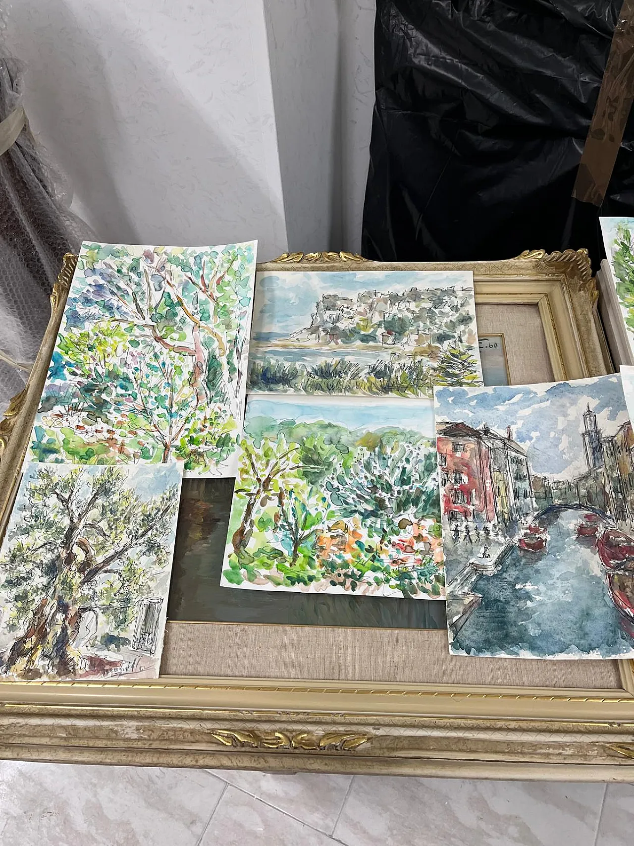 Private Collection of 227 Paintings, 20th century 24